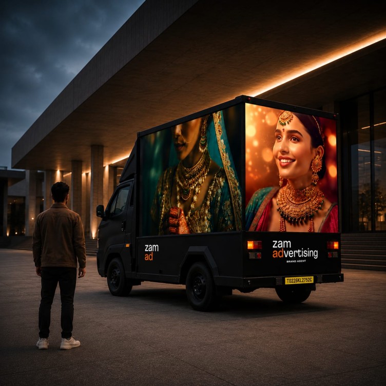 LED truck advertising